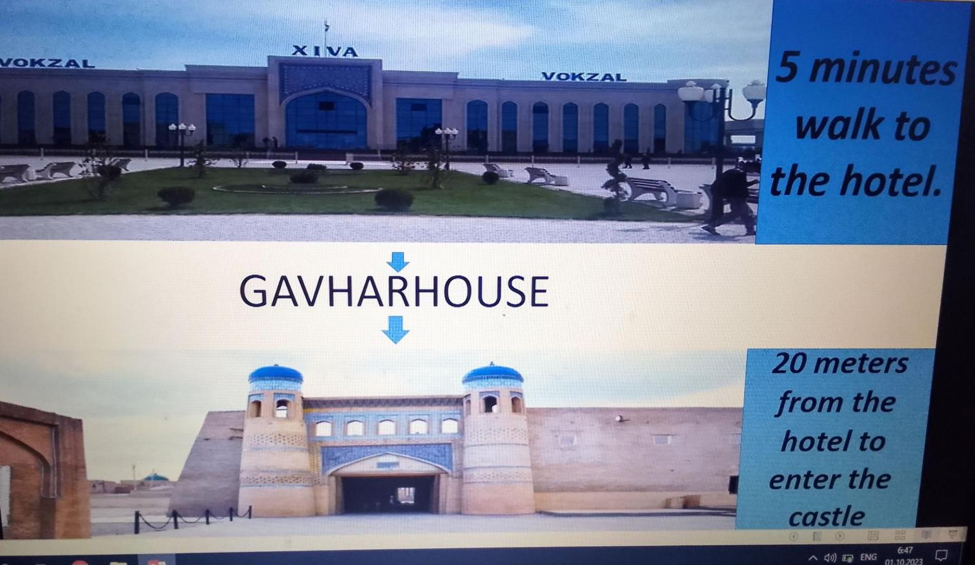 Gavhar House Hotel Khiva Ngoại thất bức ảnh